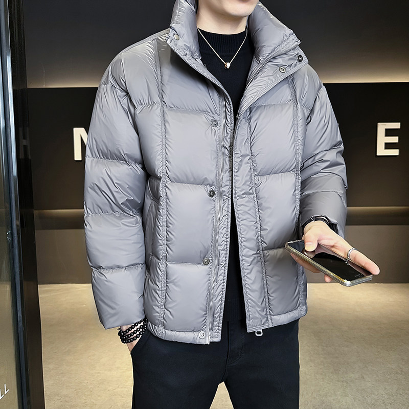 @标泡芙云朵立领工装羽绒服面包服潮流男外套1068-P220,男装羽绒服,电商D246