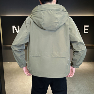 @店主-2026春秋装装连帽男士立体裁剪工装夹克外套6806-P115图片
