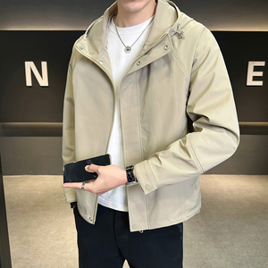 @店主风-冲锋衣春秋季工装连帽长袖夹克外套12512-P105控158