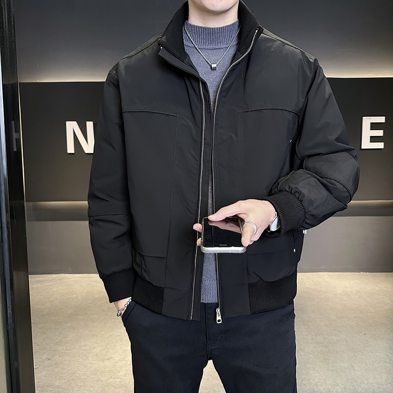 @标2025新款外套羽绒服工装设计高级感男立领外套6833-P205,男装羽绒服,电商D246