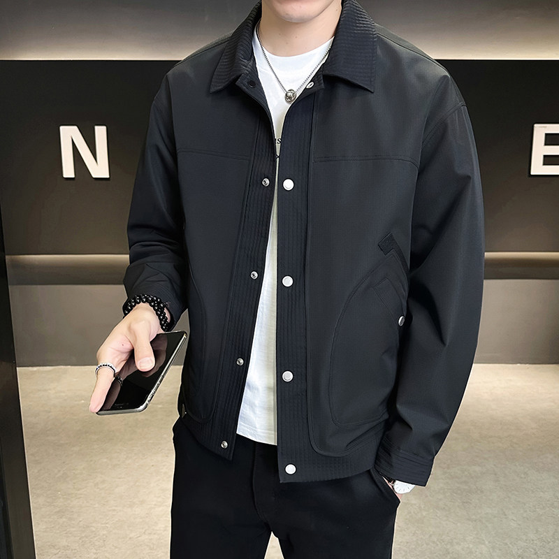@店主-2025春装淘系男士高端翻领商务工装夹克外套103-P105,男装夹克,电商D246