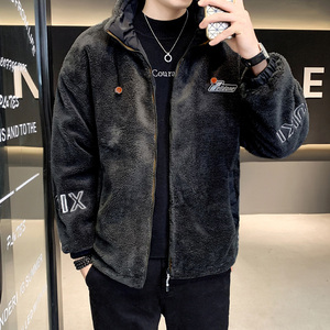@店主风-风冬装新款羊羔绒百搭字母时尚棉衣外套-MY508-p105控148图片