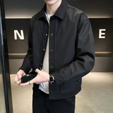 @店主-淘系男士高端针织拼接假两件工装夹克外套505-P100，男装夹克，电商D246