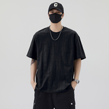 日系无影墙树皮肌理感男士设计感潮牌质感短袖T恤半袖T541-P48，男装T恤，电商D246