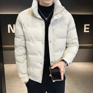 @店主风-跑量冬白鸭绒纯色立领羽绒服潮流男上衣997-P110图片