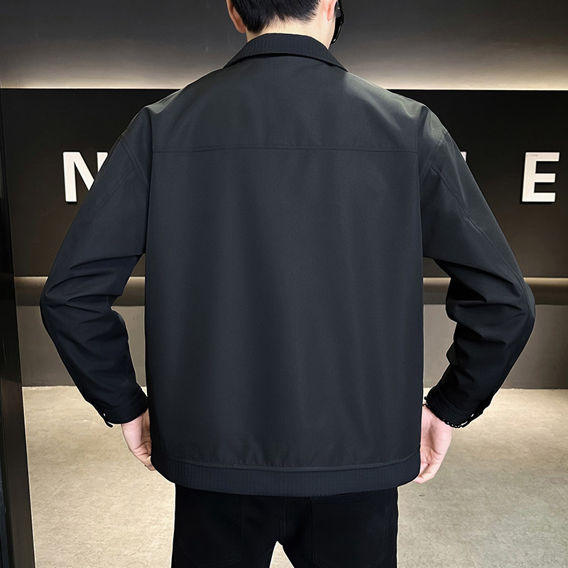 @店主-2025春装淘系男士高端翻领商务工装夹克外套103-P105,男装夹克,电商D246