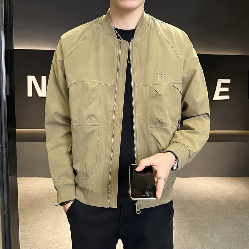 店主风男士飞行服外套2026新款棒球领潮牌工装夹克9937-P95,男装夹克,电商D246