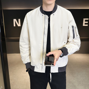 2026春秋新款 男士外套定制棒球领工装夹克男26006-P105图片