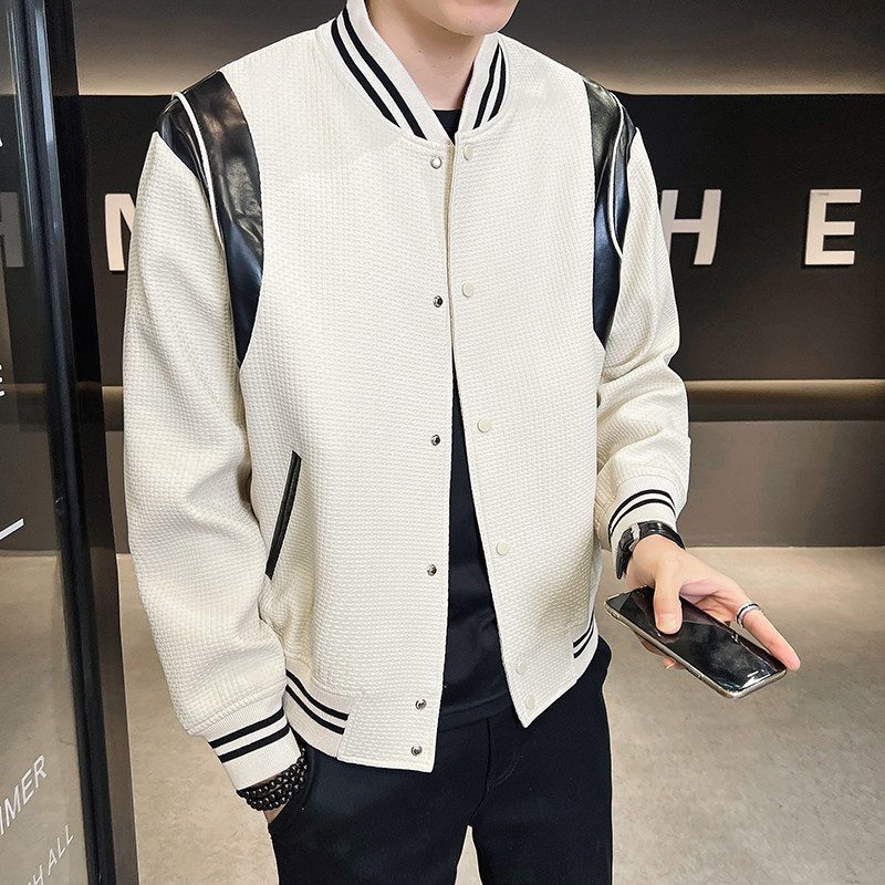 @店主风-抖音定制面料春秋季棒球服长袖夹克外套JK109-P105,男装夹克,电商D246