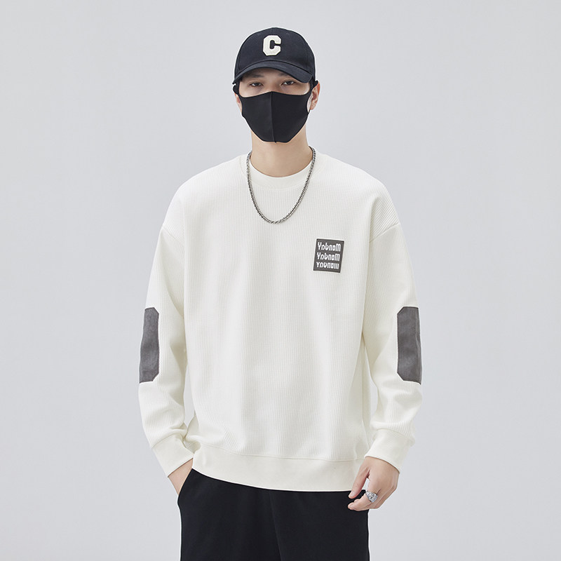 @无影墙特殊面料条纹男针织长袖卫衣圆领外套3095-P58，女装短外套，电商D246