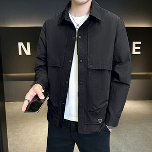 @店主-2025春秋装装拼接男士立体裁剪工装夹克外套6802-P95图片