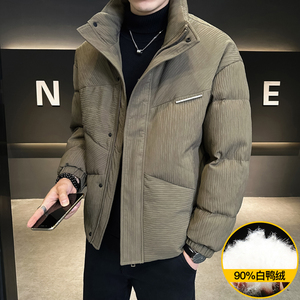 @店主风-大标90%高克数白鸭绒羽绒服男肌理感YR870-P245图片
