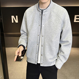2026春秋新款男士外套定制开衫假两件工装夹克男JK158-P100，男装夹克，电商D246