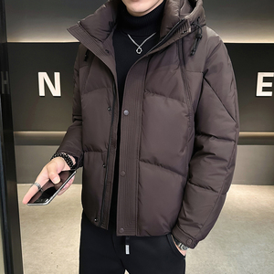 @新标 有报告 白鸭绒连帽羽绒服潮流男外套YR886-P220图片