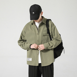 @无影墙-直播大大斜纹秋季新款工装长袖衬衫男衬衣外套C30-P5，男装衬衫，电商D246