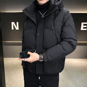 @新标 有报告 白鸭绒连帽羽绒服潮流男外套YR886-P220图片