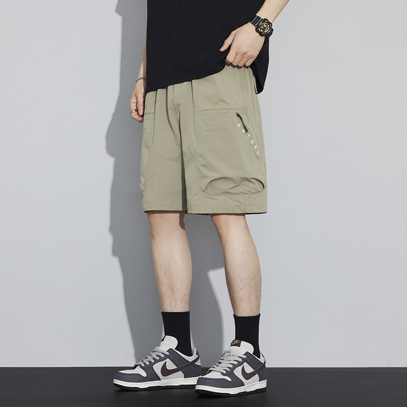 夏季短裤男工装松紧五分裤休闲运动薄款8317-P45限价卷99,男装休闲裤,电商D246