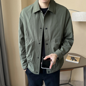 店主风  定制面料2025春秋男士设计感外套工装夹克男6811-P95图片