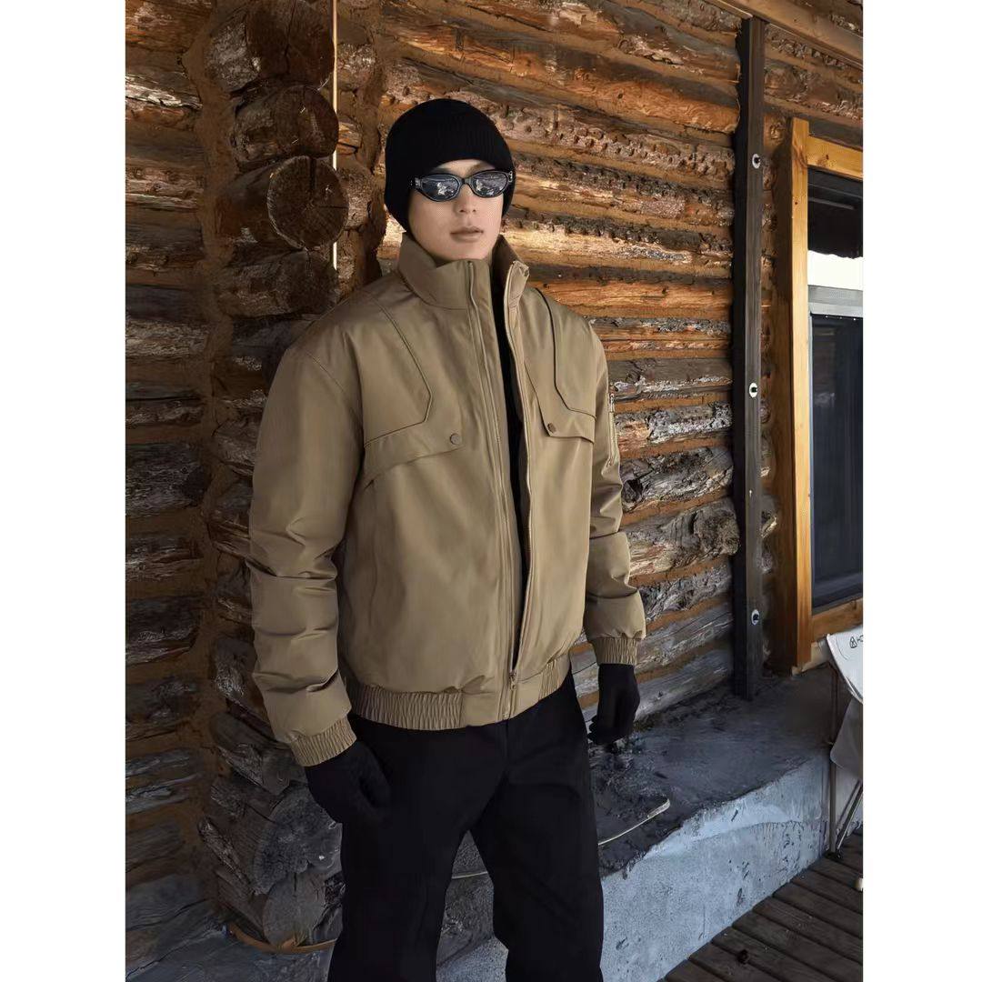 @新标抖音西博外套三防羽绒服立领男外套YR887-P185，男装羽绒服，电商D246