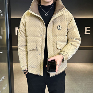 @店主风-满印冬新款白鸭绒皮衣羽绒服潮流男35005-P185图片