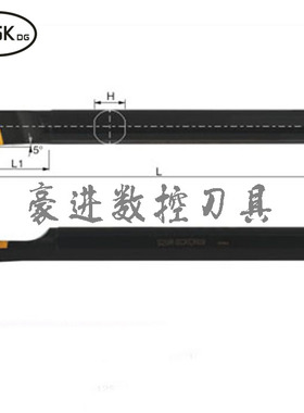 75度内孔车刀杆 S08K-S10K-S12M-S14N-S16Q-S20R-S25S-SCKCR/L06