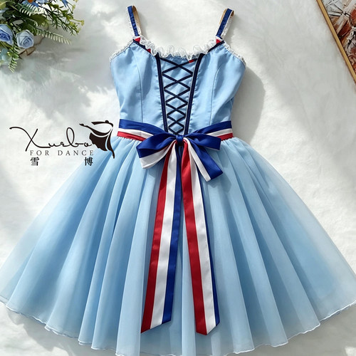 巴黎火焰蓬蓬裙儿童芭蕾舞裙女童tutu裙演出服装舞蹈服可定制