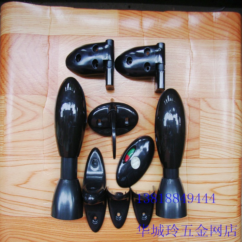 卫生间隔断五金配件 厕所隔板套装五金 洗手间隔板叠开门套装配件