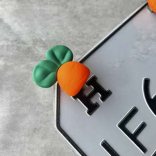 饰螺丝 固定螺帽牌照框装 胡萝卜踏板摩托车电动车复古机车个性 改装