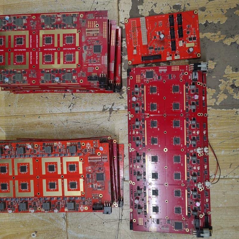 芯片stm32f103vet6大板有4张镀金板，--议价商品图片