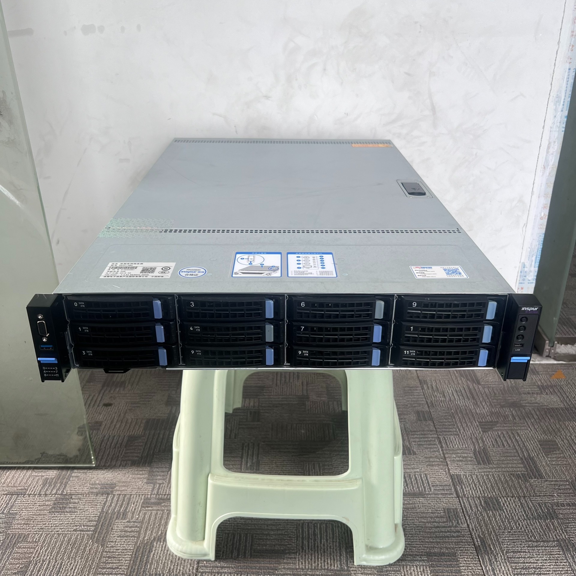 浪潮SA5212M4 12盘服务器DDR4X99双路大容量储-议价商品
