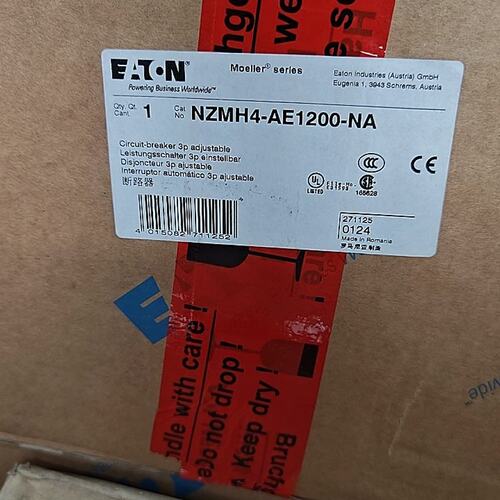 EATON伊顿 NZMH4-AE1200-NA 塑壳断路器--议价商品
