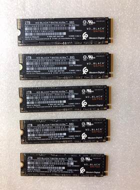 全新WD西数SN750 2T固态硬盘M.2固态NVME协议P-议价商品