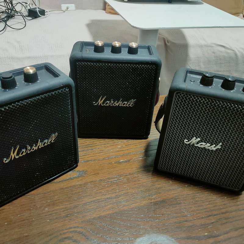 原装马歇尔STOCKWELL II蓝牙音箱，3台，一台功能正--议价商品