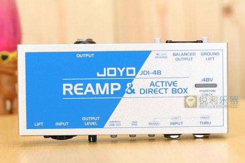 【Joyo JDI-48】ReAmp吉他音箱重置录音主动式DI盒效果器【锐利】