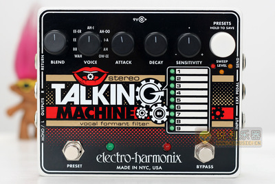 【Electro-Harmonix Talking Machine】EH变声效果器滤波合成人声