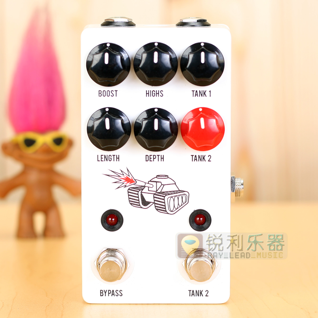 【JHS Spring Tank】Reverb弹簧混响效果器【锐利乐器】