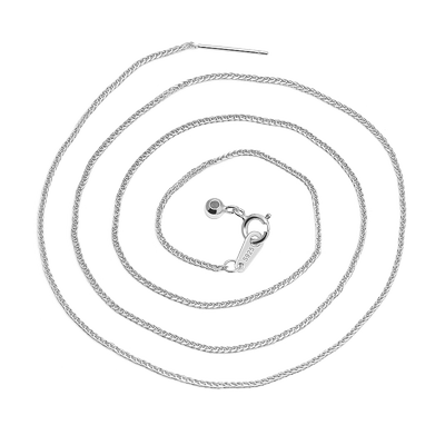 925银穿针链肖邦链平安扣DIY针式