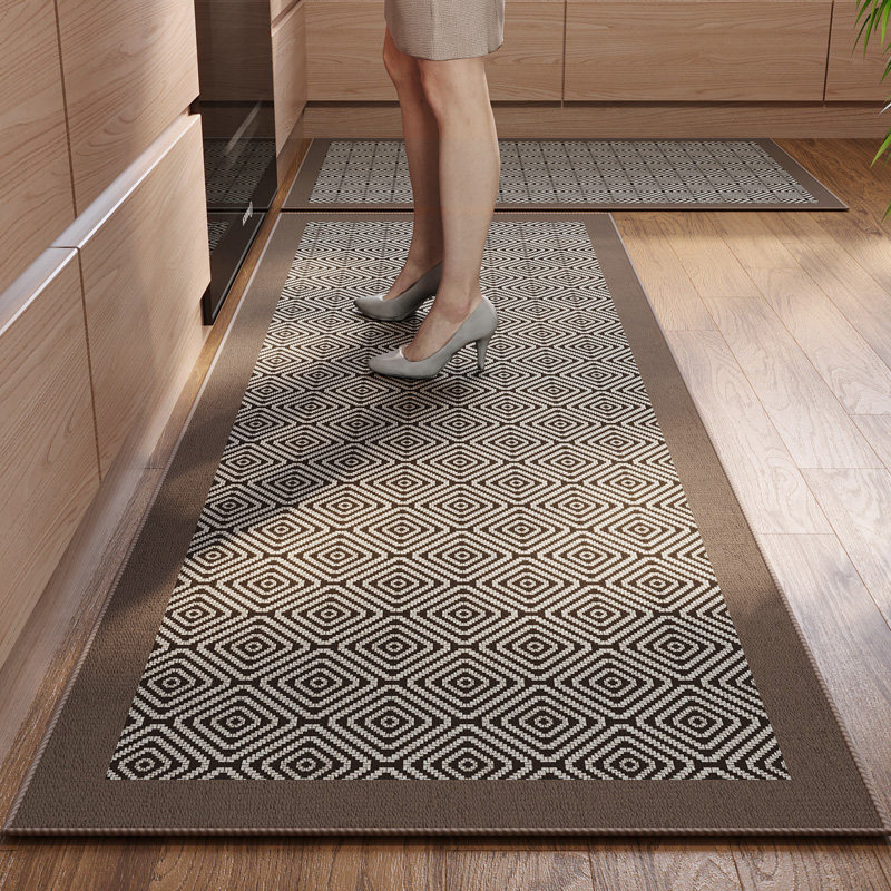 新中式厨房专用地垫防脏防油防水长条门口地毯吸水吸油耐脏防滑垫,居家布艺,厨房地垫,淘宝优惠券,粉丝福利购,淘宝优惠卷