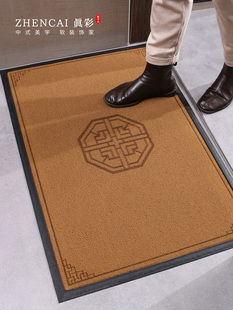 中国风格门黄色地板垫入口门垫户外入口门垫家庭入口门地毯
