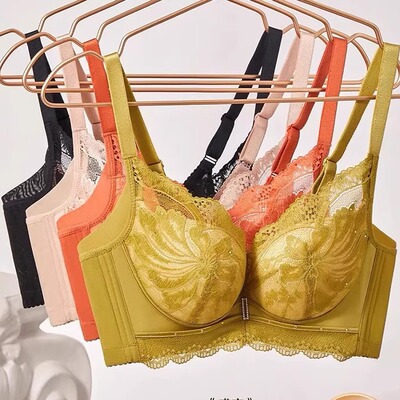 正品奥丽侬金妆文胸性感蕾丝聚拢舒适夏透气薄款调整内衣OGW2275
