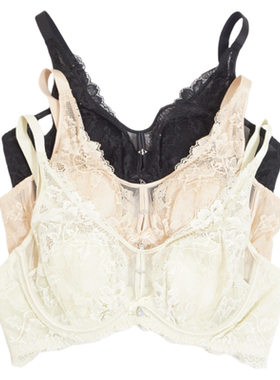 奥丽侬金妆文胸超薄BC杯性感兔耳朵透气聚拢收副乳内衣OGW2279