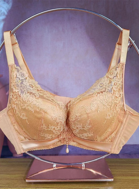 专柜正品奥丽侬蚕丝里薄款3/4夹棉调整型聚拢性感上托胸罩OGW2239