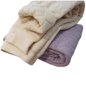 兄华儿童羊毛保暖裤 10岁男女童三层加厚加棉校服神器60313B 棉袄5