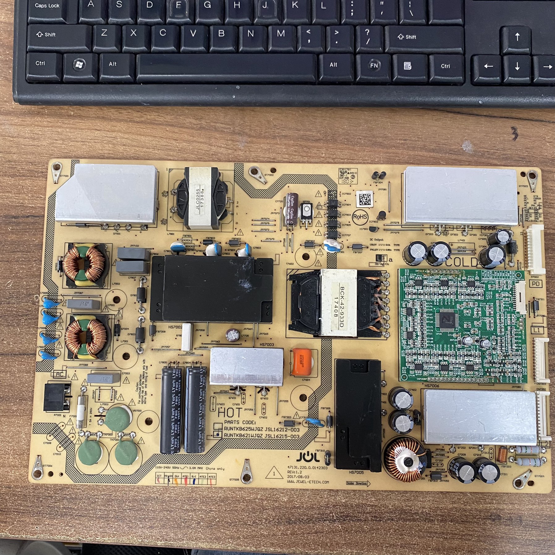 夏普LCD-60MT5100A电源板JSL16