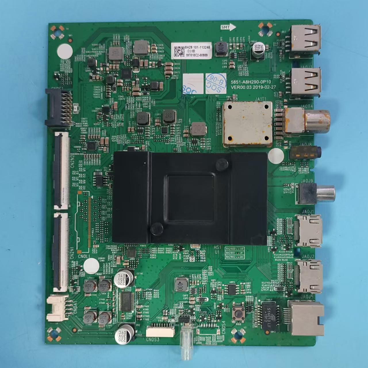 原装创维65B20主板实物图