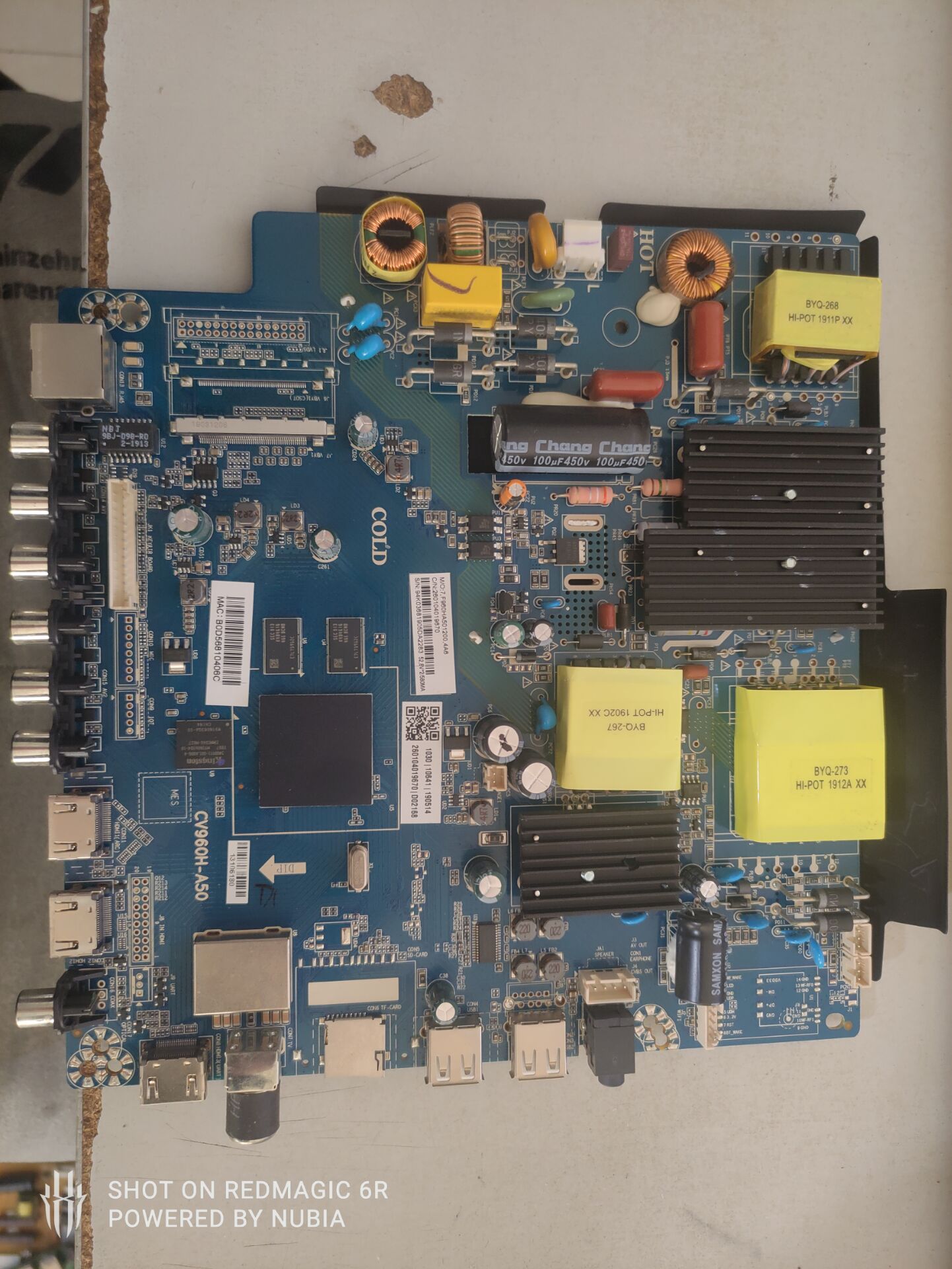 三洋50CE5535H3电视机主板