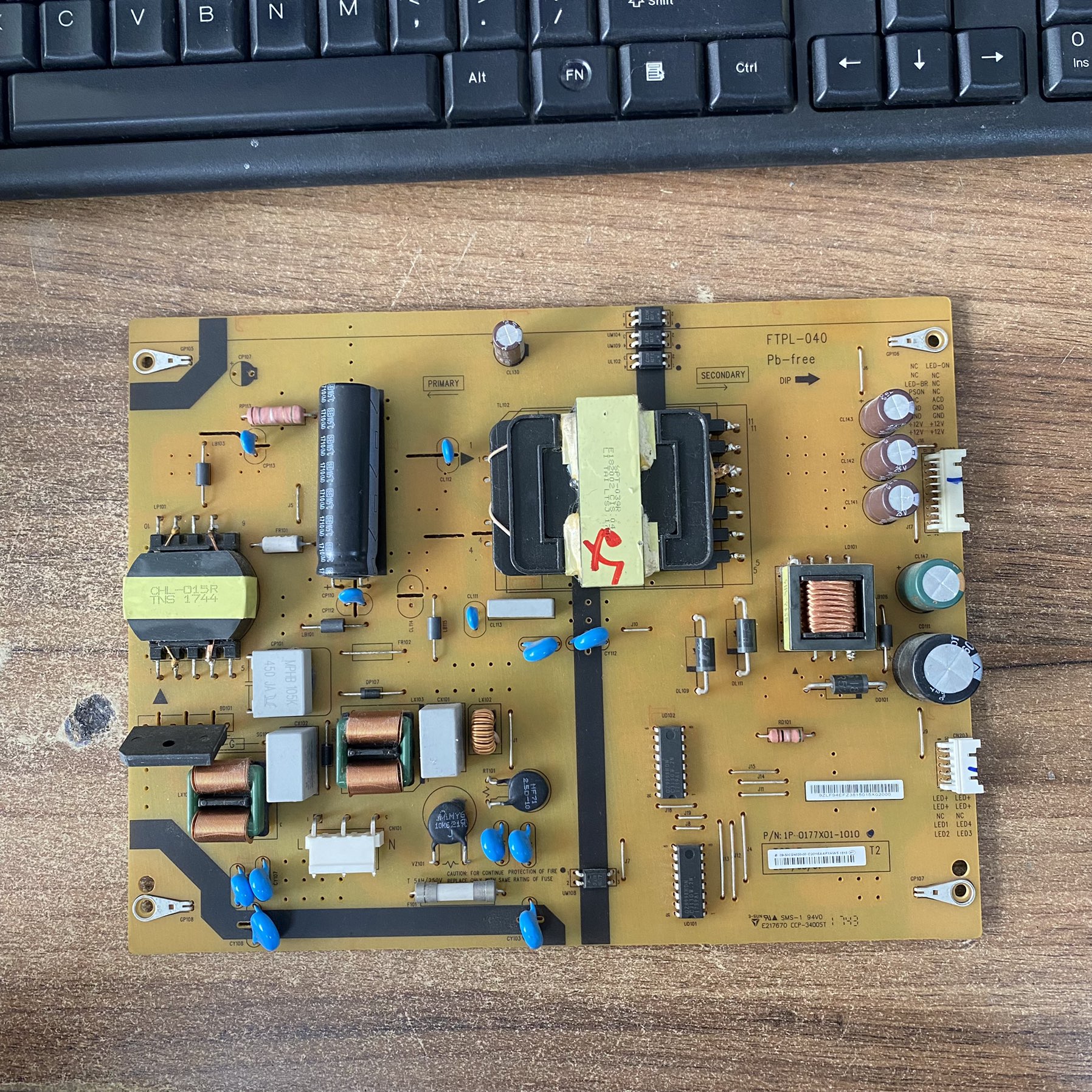 原装夏普LCD-50SU671A电源板1P