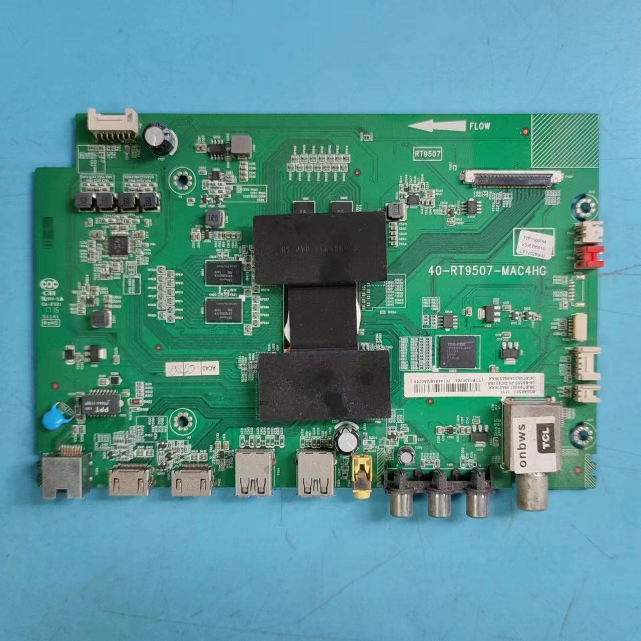 原装TCLB55A858U主板实物图