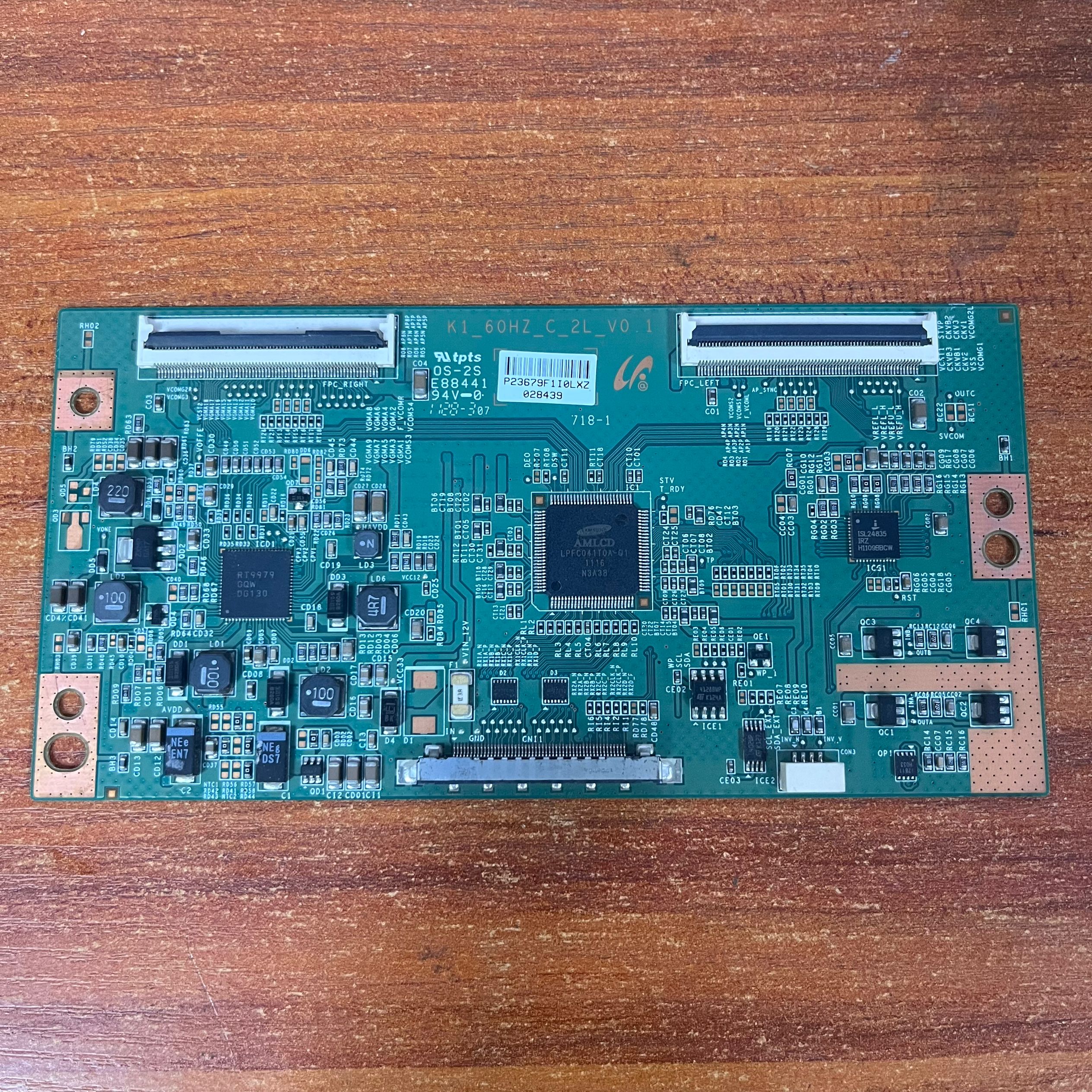 电视逻辑板K1-60HZ-C-2L-V0.1