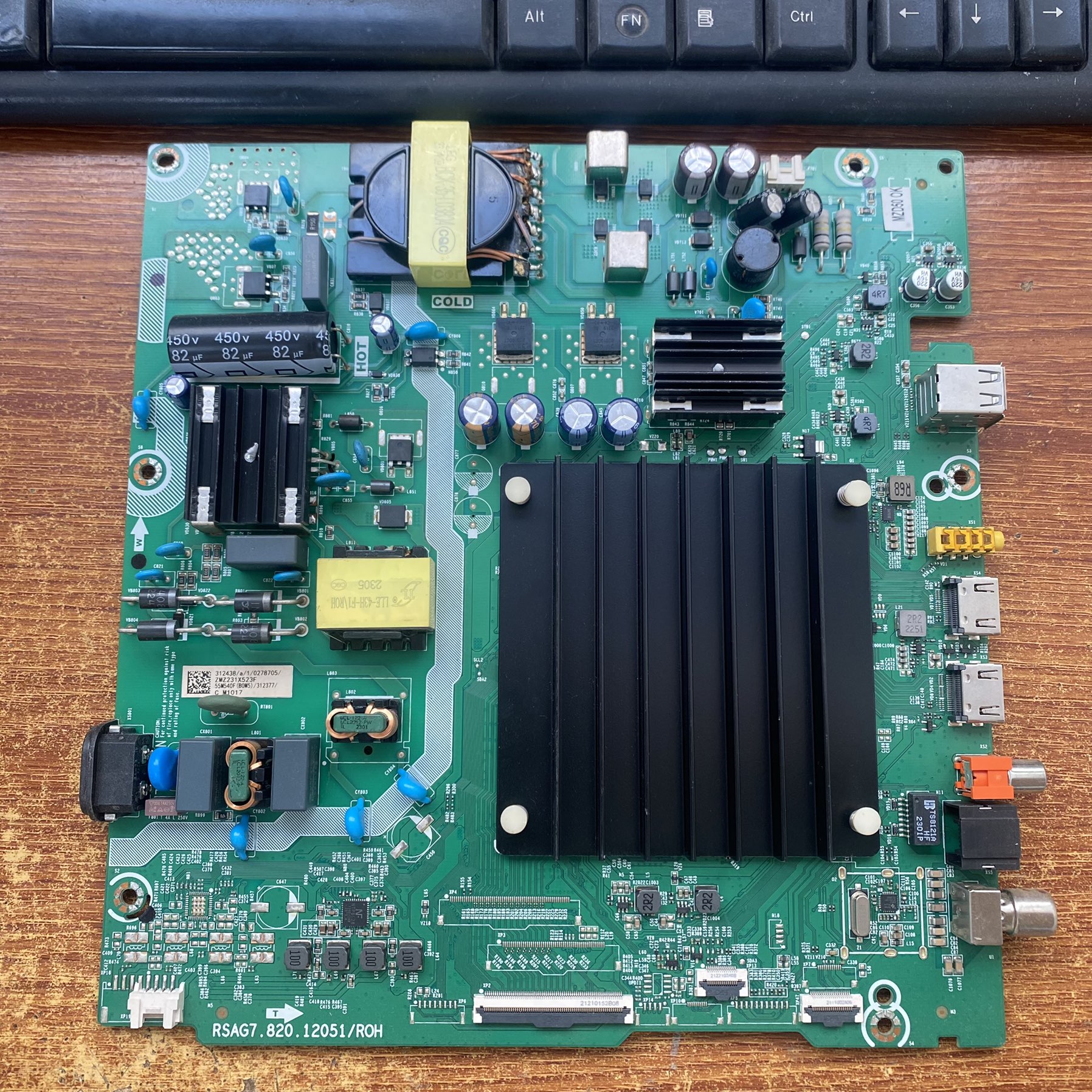 东芝55M540F电视主板RSAG7.820.1